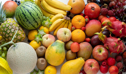 たくさんのフルーツ