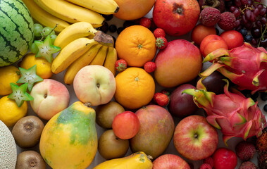 たくさんのフルーツ