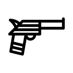 gun icon or logo isolated sign symbol vector illustration - high quality black style vector icons
