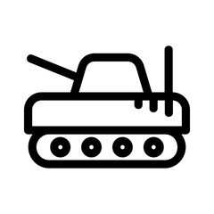 Obraz premium tank icon or logo isolated sign symbol vector illustration - high quality black style vector icons 