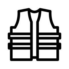 vest icon or logo isolated sign symbol vector illustration - high quality black style vector icons
