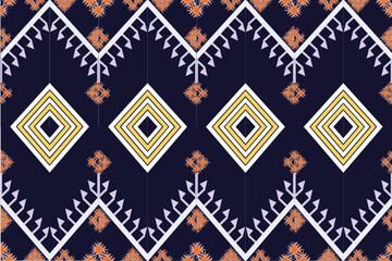 Square shape decorated with white bouquets. Beautifully woven in a lined bottom on a dark circular background. for clothes wallpaper