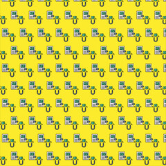 Obraz premium seamless pattern with pieces