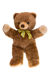 soft toy bear isolated