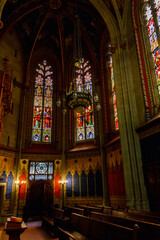 Obraz premium Interior of St. Peter's Cathedral, Geneva, Switzerland