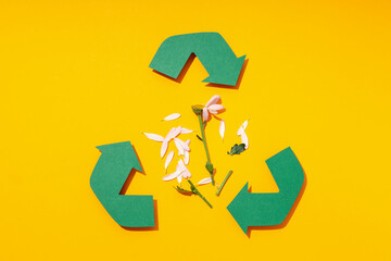 Concept of Save the world and Recycling