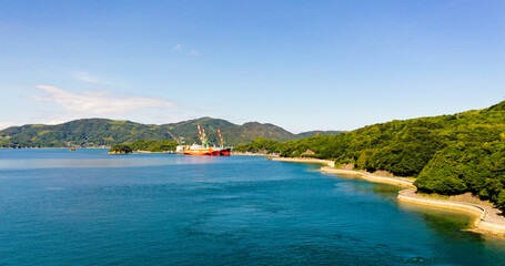 The aerial view of Ehime