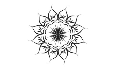 Fototapeta premium Mandala Art design in circle. Simple mandala design floral mandala art beautiful mandala artwork
