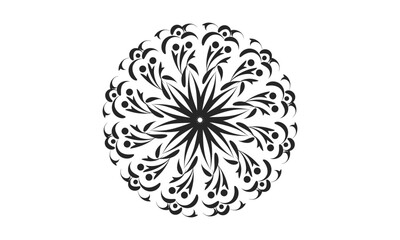 Mandala Art design in circle. Simple mandala design floral mandala art beautiful mandala artwork - obrazy, fototapety, plakaty
