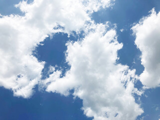 空と雲の青空背景