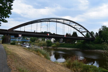 Eisenbahnbrücke über die Lahn