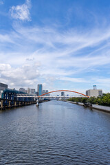 品川　京浜運河の景色