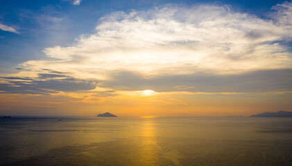 The aerial view of Kochi