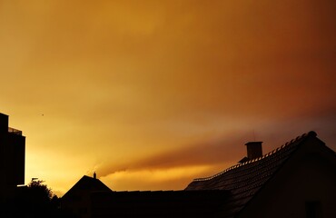 Farbenspiel am Abendhimmel