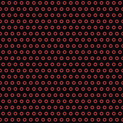 Fototapeta na wymiar Red contrast seamless pattern background circle textile design
