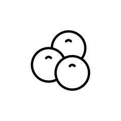 Orange fruit vector for website symbol icon presentation