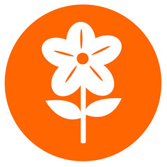 Flower icon flora sign symbol design