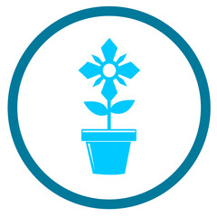 Flower icon flora sign symbol design