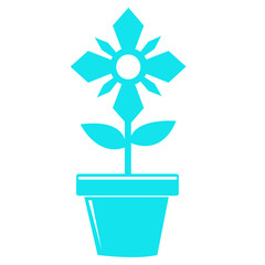 Flower icon flora sign symbol design