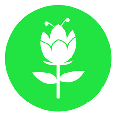 Flower icon flora sign symbol design