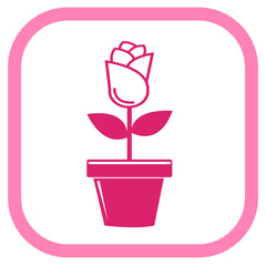 Flower icon flora sign symbol design