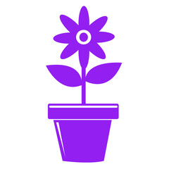 Flower icon flora sign symbol design