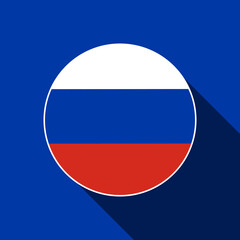 Country Russia. Russia flag. Vector illustration.
