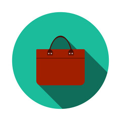 Business Woman Briefcase Icon