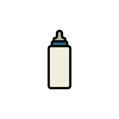 milk bottle baby vector for website symbol icon presentation