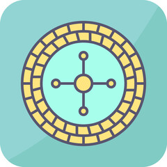 Roulette Vector Icon