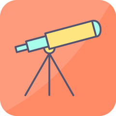 Telescope Vector Icon