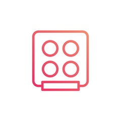 stove vector for website symbol icon presentation