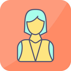 Elegant Lady Vector Icon