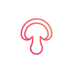 mushroom vector for website symbol icon presentation