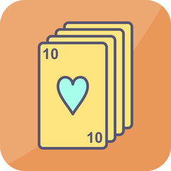 Deck of Cards Vector Icon