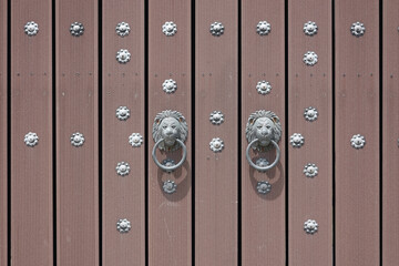 Fototapeta premium Korean traditional house wooden gate