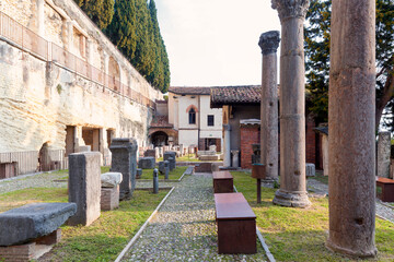 Verona. Percorso del Museo archeologico.