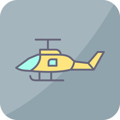Military Helicopter Icon