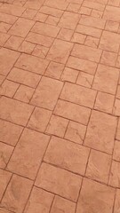 Brown Cement floor - Square patterns -  Brown Backdrop texture concept 