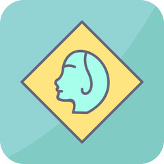 Painting of Woman Icon