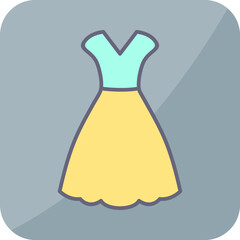 Woman's Dress Icon