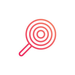 lollipop vector for website symbol icon presentation