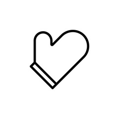 glove cook vector for website symbol icon presentation