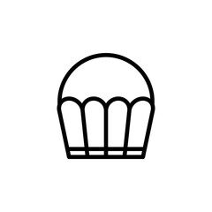 cupcake vector for website symbol icon presentation