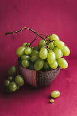 grapes in a basket