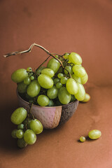 grapes in a basket