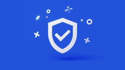 3d icon on a simple background 4k