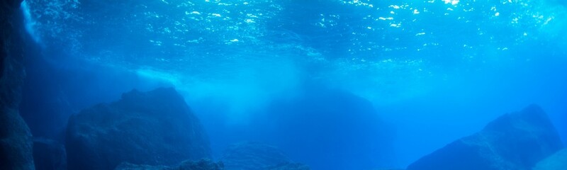 Fototapeta na wymiar Underwater Background Very Cool