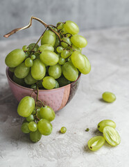 grapes in a basket