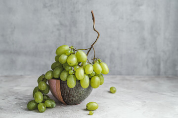 grapes in a basket